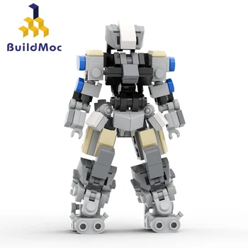 BuildMoc High-Tech Gépesített Tengeri Mehca Robotruha Építőkövei Meghatározott Lovag Gép Számok Játékok Gyerekeknek, Születésnapi Ajándék