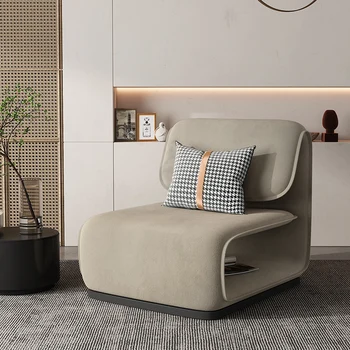 Személyre szabott Északi fény luxus lusta kanapé minimalista kreatív szabadidő szék kanapé szövet kombináció