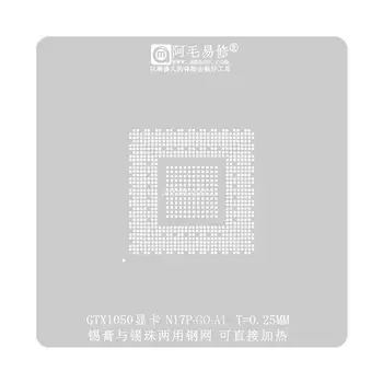 GTX1050 N17P-G0-A1-es GPU-s videokártya Chip BGA Stencil Ültetés Tin Nettó Stencil Hajó