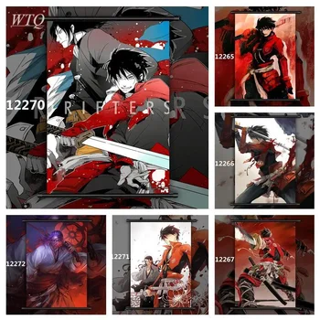 Drifters Shimazu Toyohisa Hijikata Toshizo Anime Poszterek Vászon Festmény, Fali Dekoráció, Poszterek, Fali Art Kép Dekoráció Lakberendezés