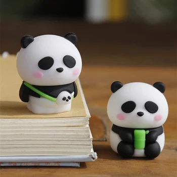 Aranyos Rajzfilm ceruzahegyező Kedves Panda Design Egyetlen Lyuk Kézi Ceruza Vágó Kawaii Papíráru az Iskola Irodája Gyerekek Ajándék