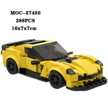 Épület-Blokk, Moc-57450 Super Sport Játékautó Splicing Építőelem-Modell Város Racing Szakmai Autó Felnőtt Gyerek Játék Ajándék