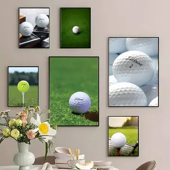 Sport a Golf Labdát Golf Titleists PLAKÁT, Poszter Terem Élő Vászon Festmény Nyomtatás Japán Művészet Haza Fali Dekoráció Képek Ajándék