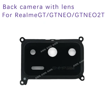 Hátsó Kamera Üveg objektívvédő A Realme GT Neo 2T GT Flash 5G Hátsó Kamera Objektívvel, valamint a Keret Jogosultjának Alkatrészek