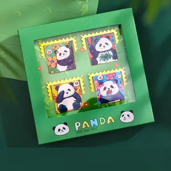 Tartós Könyvjelzők Kínai Stílusú Fém Könyvjelzők Színes Panda nyomok a Tanárok, Diákok Gyűjthető Könnyű Tartozékok