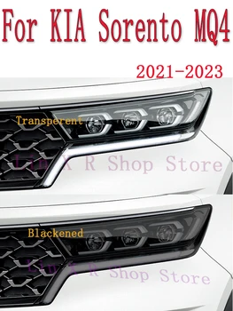 A KIA Sorento MQ4 2021-2023 Autó Külső Fényszóró Anti-semmiből Első Lámpa Árnyalat TPU Védőfólia Takarja Tartozékok Matrica