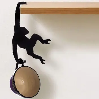 Csimpánz horog majom banánt egyensúly horog konyha mágikus horog kulcstartó gorilla tárca horog