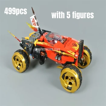 499pcs Katana 4X4-es Jármű Modell építőkövei Illik 70675 Tégla Játékok Ajándék Fiúk