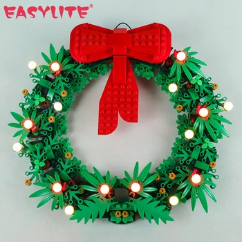 EASYLITE LED Készlet Karácsonyi 40426 Koszorú 2-az-1-DIY Játékok, építőelemek Gyűjthető Lámpa Szett Nem Modell