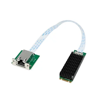 M. 2 B+M Single-Port 10 gbe Hálózati Kártya RJ45 Ethernet Hálózati Adapter AQC107 Ipari Ellenőrzési Osztály Szerver Hálózati Kártya