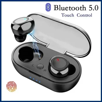 TWS Y50 Vezeték nélküli Bluetooth Headset 5.2 Bluetooth Fejhallgató Gaming Headset Mikrofon in-ear Vezeték nélküli Fülhallgató