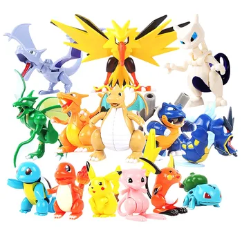 Pokemon Zsebében Szörny Pet Pokemon Kis Részecske Közgyűlés Épület-Blokk, Pikachu Charizard Modell, Játék, a Gyerekek Szülinapi DIY Ajándék