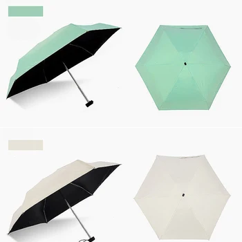 2 Zöld Összecsukható Esernyő, Kültéri Védelem, Gyorsan száradó, Hordozható Tartós Anyagok